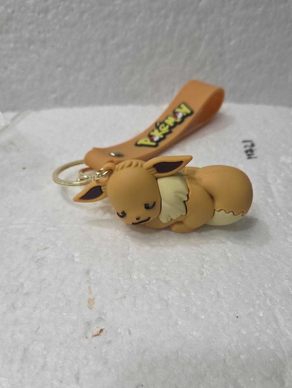 Pokon Eevee Brown Keychain with Strap